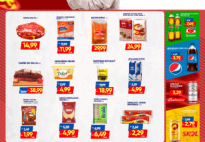 Eu vou criar encartes/jornal de ofertas para lojas.
