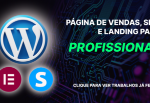 Eu vou criar sua Página de Vendas ou Landing Page profission...