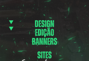 Eu vou fazer design,edição,banners ou posts e site.