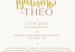 Eu vou fazer convites de aniversário e casamento