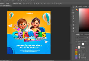 Eu vou fazer um banner profissional no Photoshop.