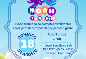 Eu vou criar o seu convite de aniversario