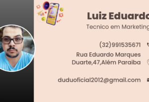 Eu vou Fazer seu cartão de visita profissional