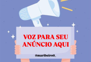 Eu vou fazer voz feminina para seus comerciais