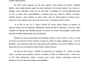 Eu vou Fazer correções de texto,relatórios
