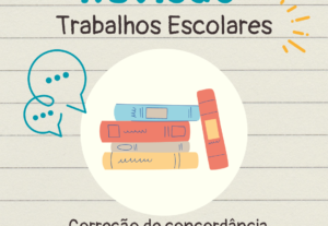 Eu vou Corrigir seu trabalho de português