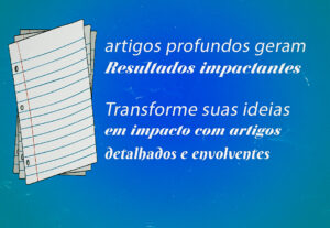 Eu vou criar artigos com mais de 1.000 palavras