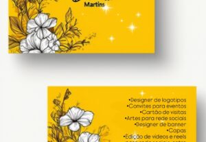 Eu vou fazer seu designer gráfico, logotipos, convites etc.