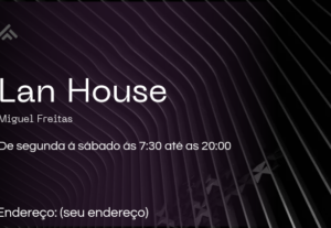 Eu vou fazer seu cartão visita personalizado.