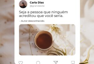 Eu vou fazer templates de post e carrossel.