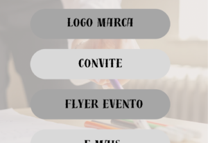 Eu vou fazer sua logo marca,convite, flyer.