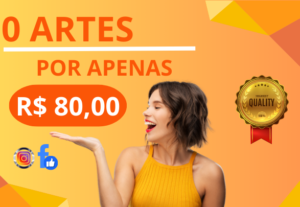 Eu vou criar 10 artes com alta conversão.
