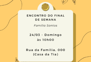 Eu vou fazer convites virtuais personalizados para você.