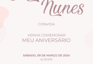 Eu vou fazer convites, flyers, cartão de visitas e etc