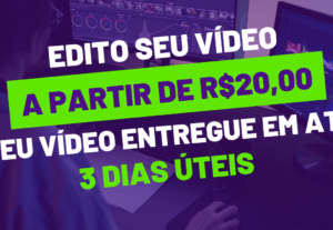 Eu vou fazer uma edição de vídeo profissional