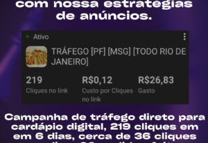 Eu vou fazer seu tráfego pago por 200 reais