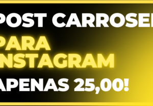 Eu vou criar post Incríveis para o seu instagram / em 24h