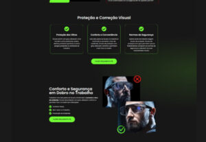 Eu vou criar uma landing page para o seu negócio.