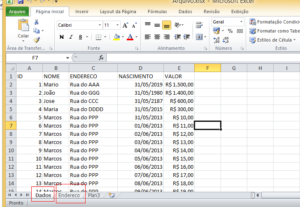 Eu vou Criar e organizar planilhas