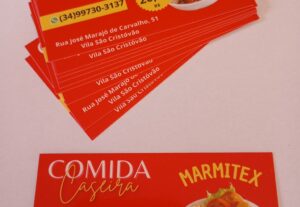 Eu vou fazer a arte do seu cartão de visita