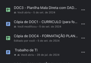 Eu vou fazer planilhas e te ajudar
