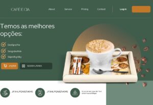 Eu vou fazer uma landing page.