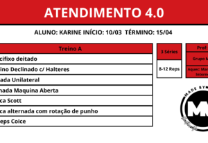 Eu vou fazer sua prescrição de treino específico