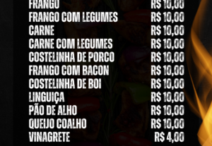 Eu vou fazer o cardápio ideal para seu restaurante em 1hr
