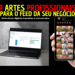 Eu vou fazer 9 artes para o feed do seu negócio