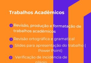 Eu vou fazer sua escrita de forma personalizada