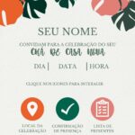 Eu vou fazer um convite com links para seu evento