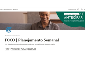 Eu vou fazer vc se planejar c/ este template do notion