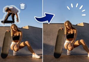 Eu vou remover objetos da sua foto