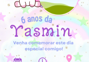 Eu vou criar seu convite para suas festas