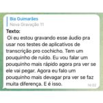 Eu vou transcrição de áudios e vídeos em menos de 24h.