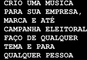Eu vou criar uma música personalizada para você