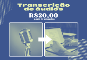 Eu vou transcrever seus áudios/vídeos em texto com rapidez