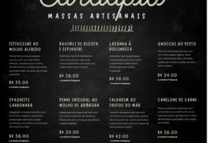 Eu vou fazer ou melhorar o seu cardápio em até 24hr