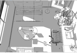 Eu vou fazer seu projeto de interior/arquitetura em 2D e 3D.
