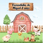 Eu vou criar a arte para os adesivos da sua festa