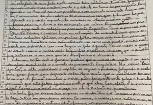 Eu vou revisar seus textos e redações