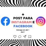 Eu vou Criar posts para seu Instagram/facebook
