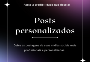 Eu vou criar uma arte incrível para sua rede social