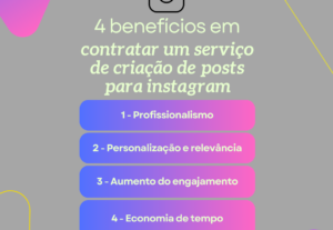 Eu vou fazer Posts para seu negócio