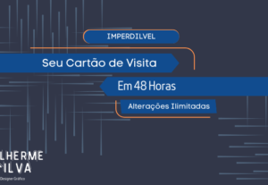 Eu vou criar um cartão de visita único para sua marca.