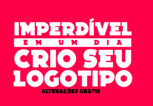 Eu vou criar seu logotipo em um dia.