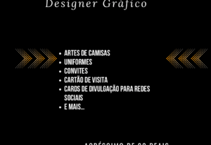 Eu vou fazer design gráfico, artes de convites e mais…