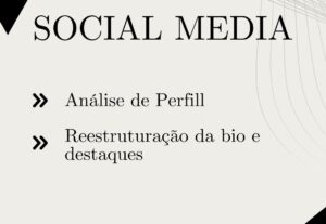 Eu vou reestruturar seu perfil e deixá-lo profissional