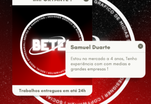 Eu vou fazer a melhor arte de divulgação para redes sociais.