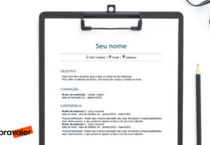 Eu vou criar um currículo profissional